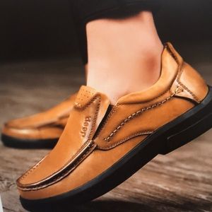Head matte cowhide business casual leather shoes